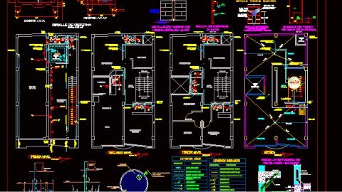 plano de instalaciones en autocad 2