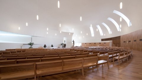 Iglesia de Boa Nova vista interior