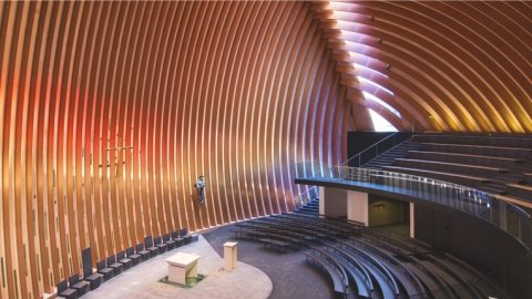 Catedral de Créteil vista interior