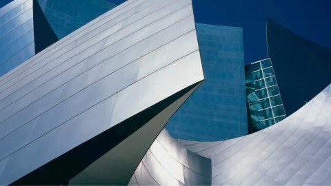 fachada del walt disney concert hall