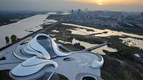 vista aérea del harbin