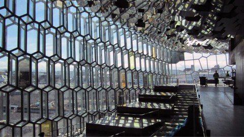 escaleras del harpa concert hall