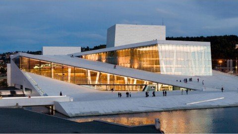 exterior del oslo opera house