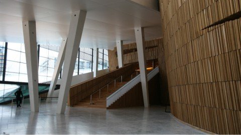 escaleras del oslo opera house