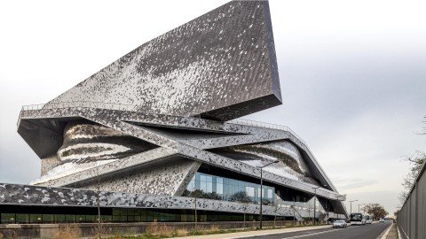 exterior de la filarmónica de parís